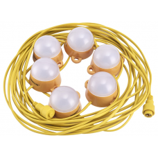 LED FESTOON KIT 110V 6-WAY 12M IP44 COMPLETE