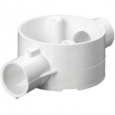 2-Way Through Box PVC 25mm White