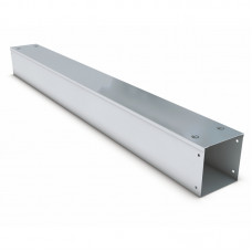 UNITRUNK TK22 50X50MM GALVANISED METAL TRUNKING C/W LID & COUPLER 3M LENGTHS