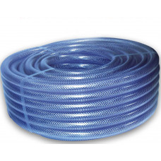 1/4" Clear Braided PVC Hose Pipe - Per 1m Length