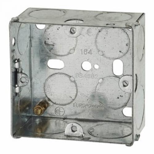 Switch/Socket Box 1G 35mm Metal