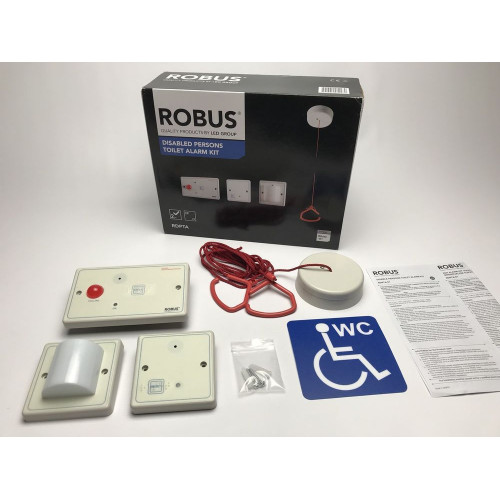 ROBUS RDPTA-01 DISABLED TOILET ALARM WHITE