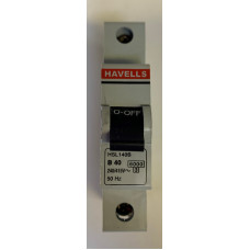 Havells 40A Single Pole MCB Type B (Brand New)