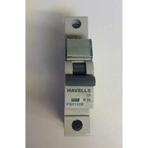 Havells 20A Single Pole MCB Type B (Brand New)