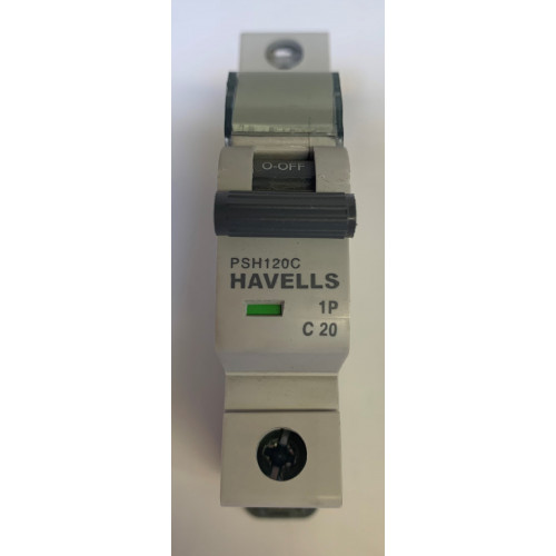 Havells 20A Single Pole MCB Type C (Brand New)