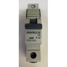Havells 40A Single Pole MCB Type B (Brand New)