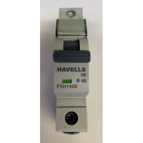 Havells 40A Single Pole MCB Type B (Brand New)