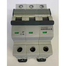 Havells 40A Triple Pole MCB Type C (Brand New)