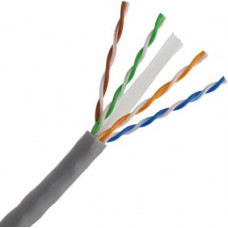 CAT5E CABLE ENHANCED 305M GREY SOLID COP (305m)