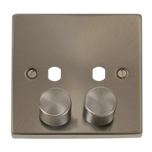 CLICK VPSC152PL 2G SGL DIMMER PLT & KNOB