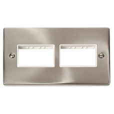 CLICK VPSC406WH FRONTPLATE 2G 6APERTURE