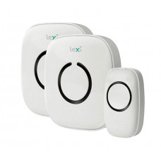 44004PI Twin Wireless Plug-in & Battery Doorbell – 1 Transmitter + 2 Receiver