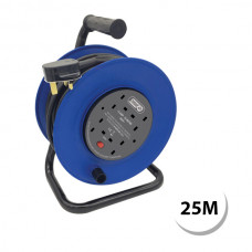 4 Gang 13 Amp Heavy Duty Extension Reel – 25 Metre Lead