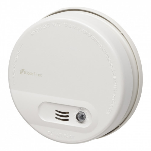 Kidde KF10 Ionisation Smoke Alarm - Mains Powered with Battery Back-up