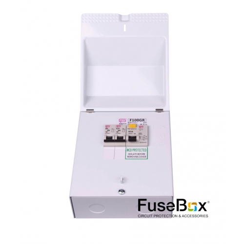 Fusebox Garage Unit 63A Rcd 1X6A 1X16A