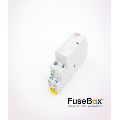 Fusebox 20A 2P N/O 230V Contactor