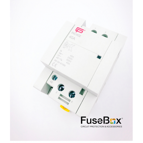 Fusebox 40A 2P N/O 230V Contactor