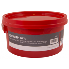 Trade Tub Red Plugs & Screws 400 8X1&1/2