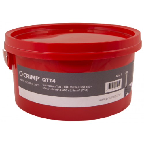 Trade Tub 400 X 1.0mm & 2.5mm Clips