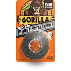 Gorilla Mounting Tape Black 1.5m