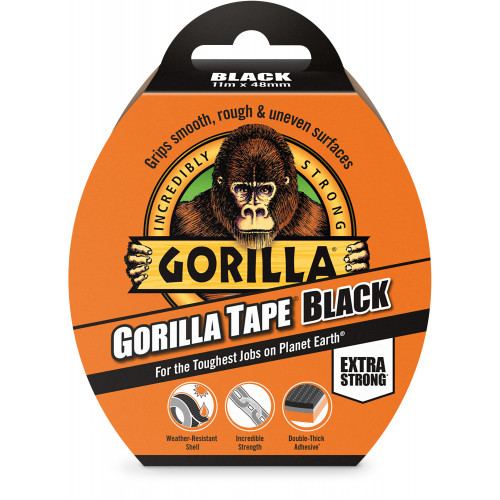 Gorilla Tape Black 11m