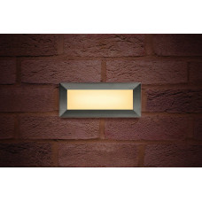 Integral LED Outdoor Recessed Brick Light 3.8W, Dark Grey