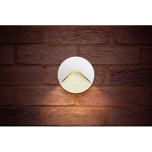 Integral LED Outdoor PathLux Step 2.2W, Warm White LED, White