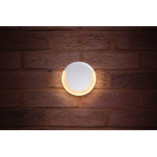 Integral LED Outdoor Lunox Mini Wall Light 8W, White, 380Lm