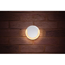 Integral LED Outdoor Lunox Mini Wall Light 8W, White, 380Lm