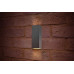 Integral LED Outdoor Pablo Wall Light 8W, Dark Grey, Warm White