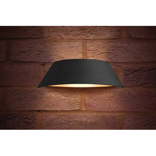 Integral LED Outdoor VistaLux Wall Light 9W, Dark Grey, Warm White