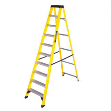 Fibreglass Ladder 10 Tread Yellow