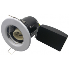 FIRE RATED SHORT CAN DOWNLIGHT GU10 FIXED - WHITE