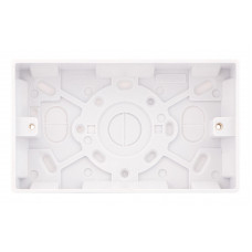 Selectric Smooth 2 Gang 25mm Surface Pattress Box SSL552