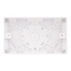 Selectric Smooth 2 Gang 47mm Surface Pattress Box SSL556