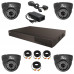 OYN-X 5MP 4 CHANNEL 1TB DVR CCTV KIT 4 X 5MP VARIFOCAL TURRET CAMERAS GREY