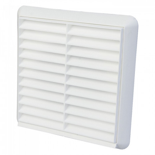 4" Fixed Grill White 100mm