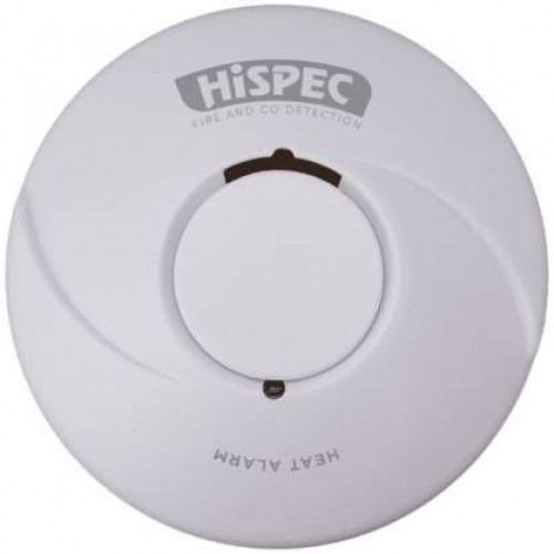 Hispec HSA/BH/RF10-PRO 10YR Lithium Battery Wireless Interlink Heat Alarm